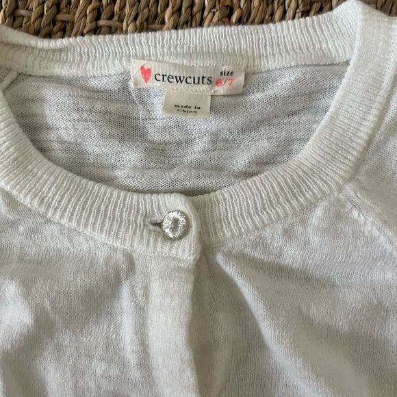 Girls Crewcuts cardigan size 6-7 - Picture 2 of 2